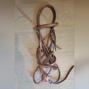 Edgewood Fancy Stitch Figure 8 Bridle Hunter Jumper Full Horse Size